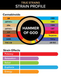 Hammer of God – True Strains – 2ml Vape Pod