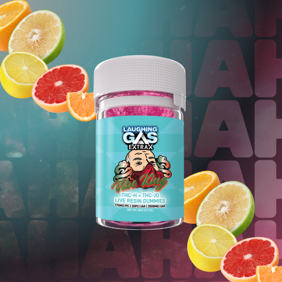 THCjd + THCH 3500mg Gummies | Laughing Gas Extrax