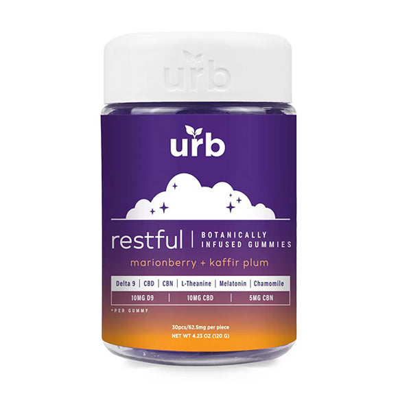 Urb Restful Botanically Infused Gummies | 1875mg